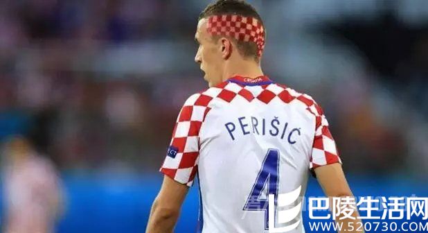 后脑的克罗地亚国旗图案让人过目不忘