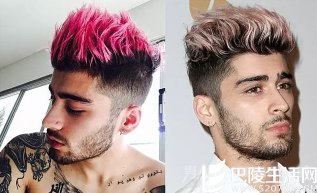 顶部挑染发型 顶部挑染发型