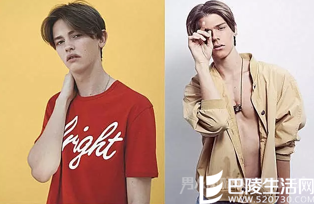 斜分式长刘海发型