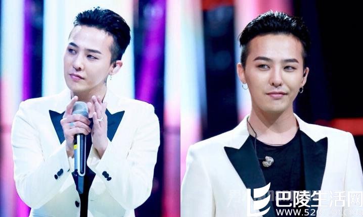 权志龙大油头发型