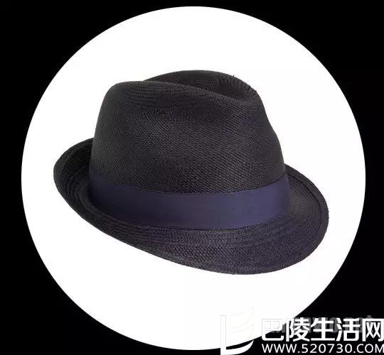 宽帽檐绅士帽