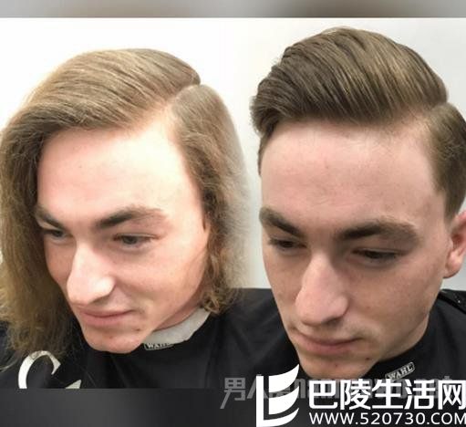 发型前后对比 发型前后对比