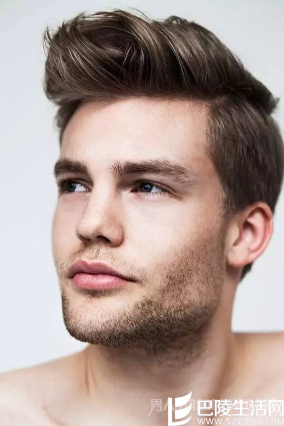 经典蓬松感油头Quiff