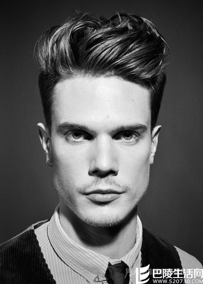 中长the quiff发型