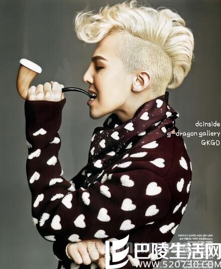 权志龙白色头发