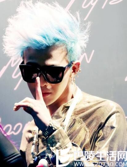 权志龙彩色发型