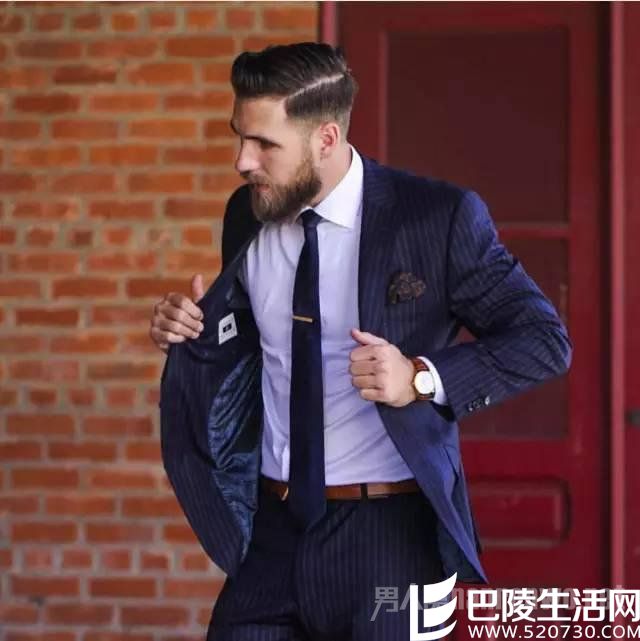 男士侧分线发型