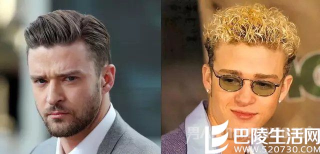 男明星发型进化 男明星发型进化