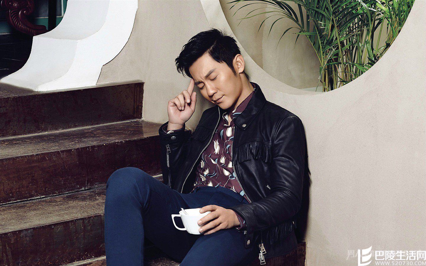 圆脸适合的男士短发