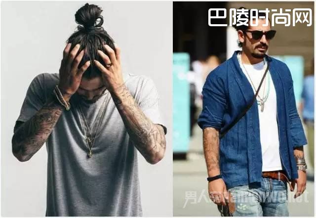 男人丸子头 男人丸子头