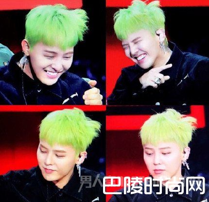 权志龙绿色头发