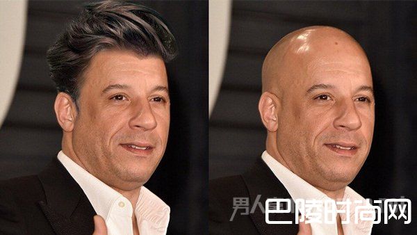 发型前后 发型前后