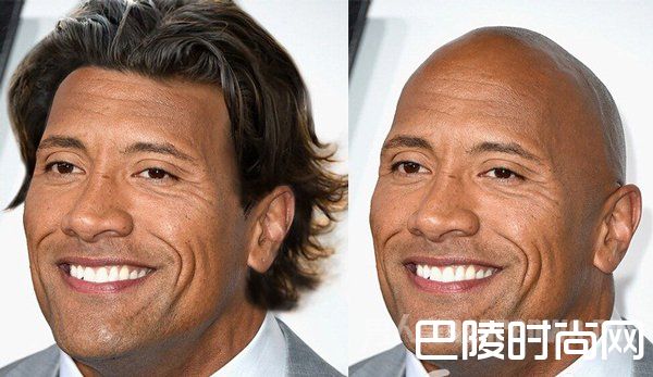 发型前后 发型前后