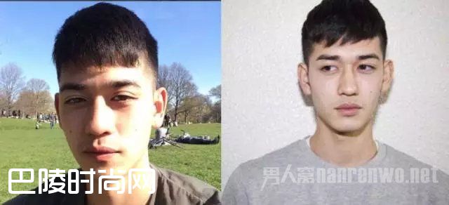 短刘海男士发型