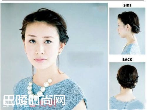 第一种露额盘发_年会派对不用愁 三款优雅盘发让你绝对出彩