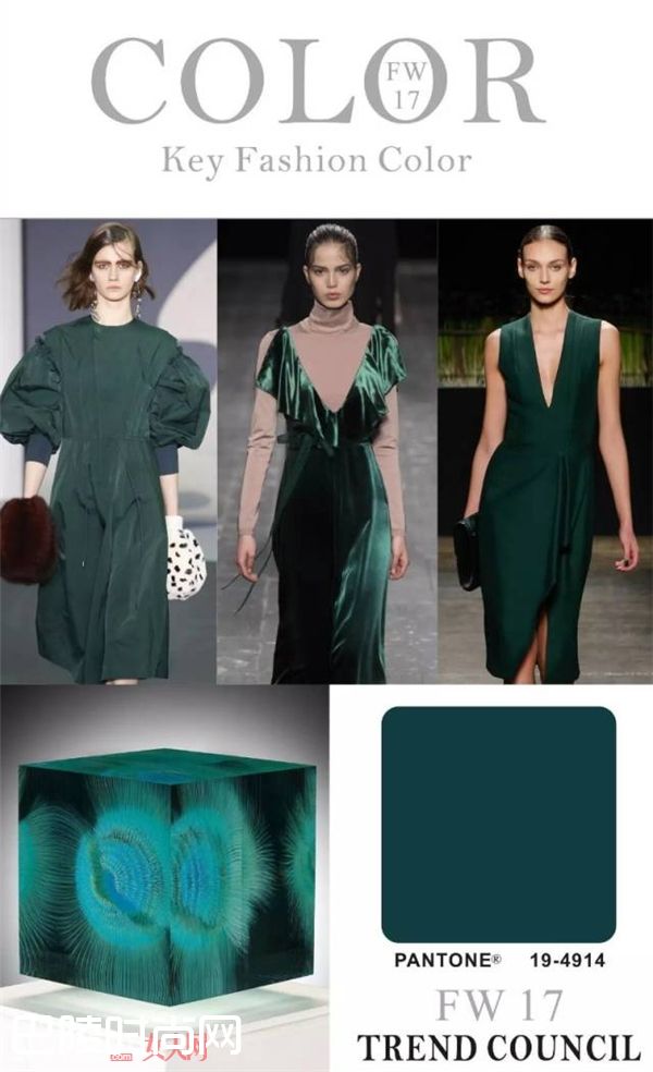深青色_2017年秋冬十大流行色发布 入时穿搭就靠这一色