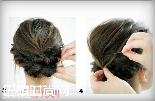 第二种露额盘发_年会派对不用愁 三款优雅盘发让你绝对出彩