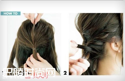 第二种露额盘发_年会派对不用愁 三款优雅盘发让你绝对出彩