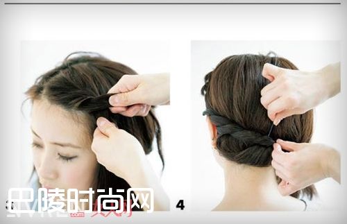 第一种露额盘发_年会派对不用愁 三款优雅盘发让你绝对出彩