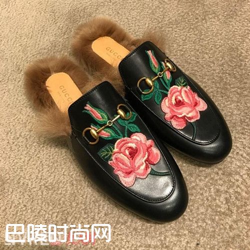 Gucci毛拖鞋_鞋子