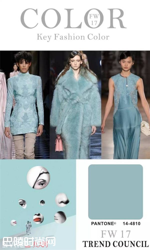 运河蓝_2017年秋冬十大流行色发布 入时穿搭就靠这一色