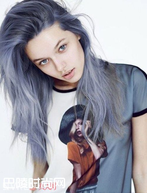 渐变灰发色好看_换个发色过新年 美妙绝伦造型你值得拥有