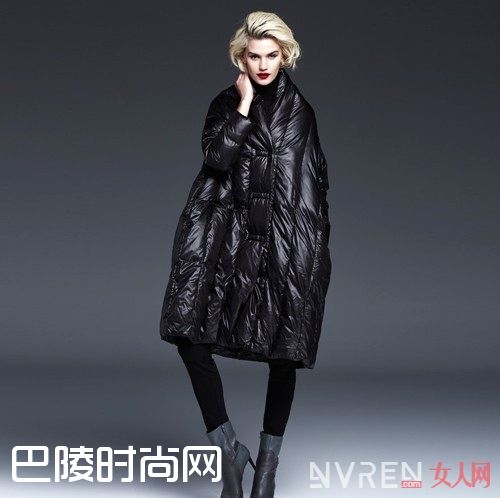 垮肩中长羽绒外套_满足你的心中所想 这样的外套才叫刚刚好