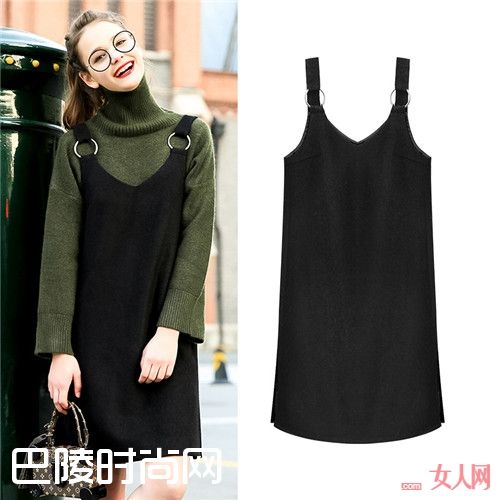 毛衣吊带裙怎么搭配_大衣里面穿什么好看 四招让你气质翻倍
