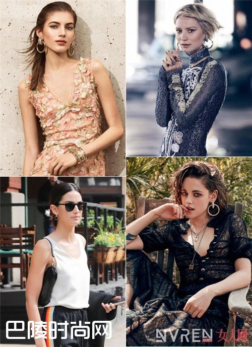 HOOP圆圈耳环适合什么脸型_穿搭拯救不了你的脸型 但是耳环可以