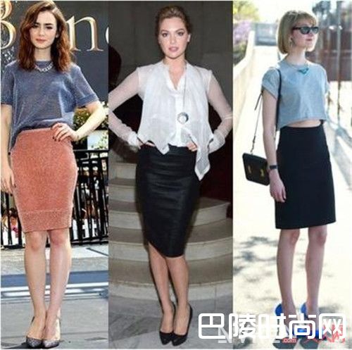 铅笔裙搭配什么效果好_今冬最美的四条半裙 解决所有穿衣难题