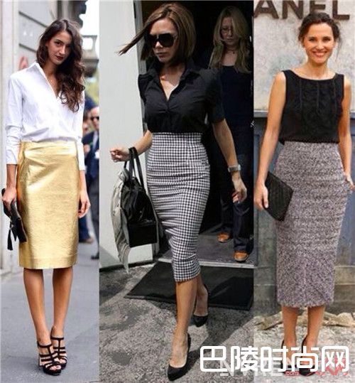 铅笔裙搭配什么效果好_今冬最美的四条半裙 解决所有穿衣难题