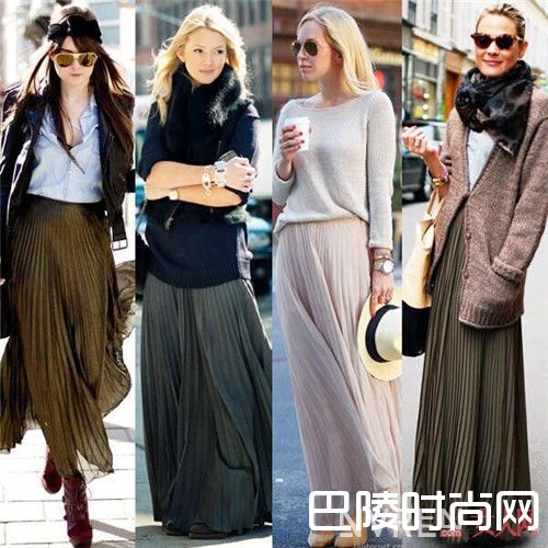 百褶裙简介_今冬最美的四条半裙 解决所有穿衣难题