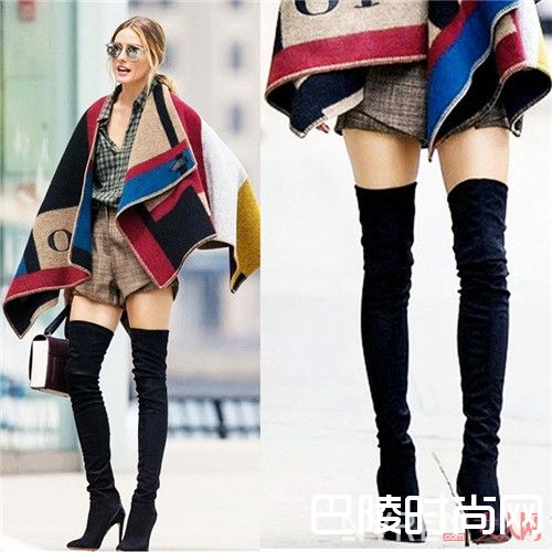 过膝靴怎么搭不显腿粗_别穿黑白灰了 2017最新流行色已经出炉了