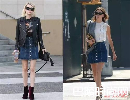 A字裙搭配什么可以欧美街头风_开春穿条迷你A字裙 走路拉风有得是俏皮时髦还有大长腿