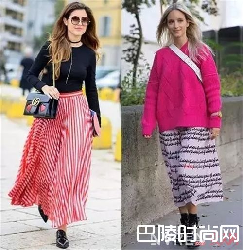 冬日里的长裙搭配_今冬最时髦的搭配 穿上裙装既潮又暖