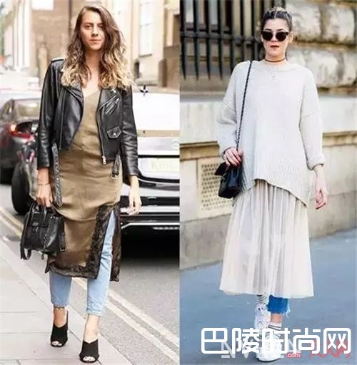 冬日里的中长裙搭配_今冬最时髦的搭配 穿上裙装既潮又暖
