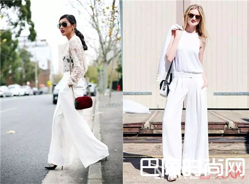 阔腿裤搭配_“土精”的春天来了 这几招搭配让你变得更高瘦
