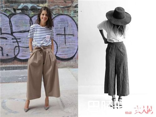 阔腿裤搭配_“土精”的春天来了 这几招搭配让你变得更高瘦