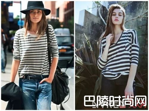 经典单品之条纹T恤_别花冤枉钱了 这些开春单品依然还在流行着