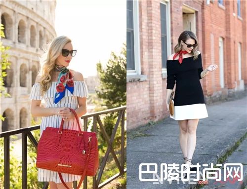 丝巾与毛衣的搭配_这个春天 你需要条印花丝巾点缀你的美