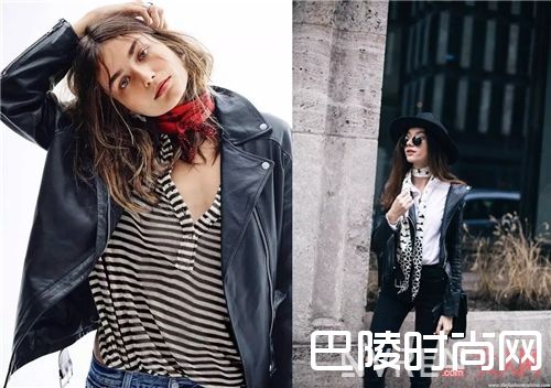 丝巾与外套的搭配_这个春天 你需要条印花丝巾点缀你的美