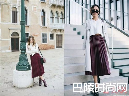 最耀眼的百褶裙_四款裙装搭配 让你在各种聚会中脱颖而出!