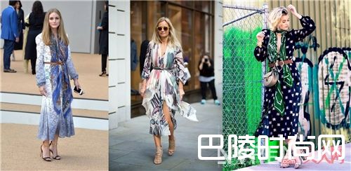 丝巾的创意系法_这个春天 你需要条印花丝巾点缀你的美