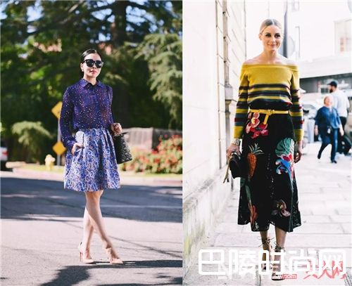印花同色系搭配_今年春天流行开满花的衣服 真的美爆了！
