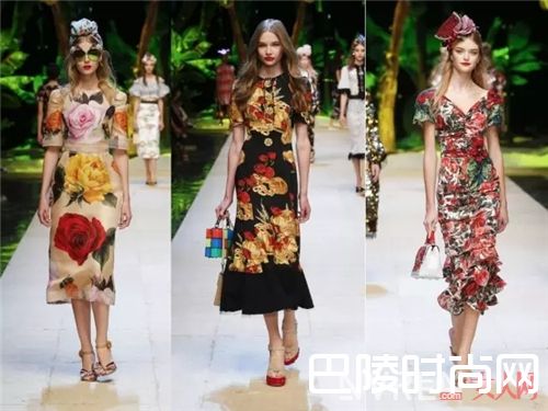 秀场明星的印花元素_今年春天流行开满花的衣服 真的美爆了！