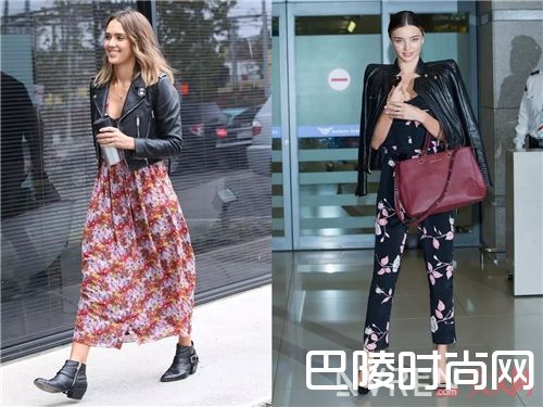 印花同色系搭配_今年春天流行开满花的衣服 真的美爆了！