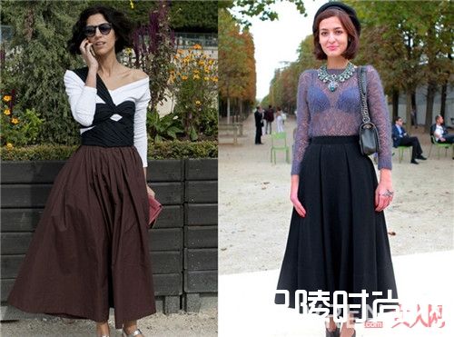 复古单品：伞裙_用这些元素重返过去 做时尚界的复古女郎