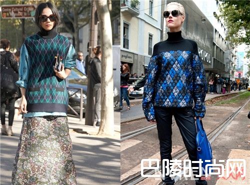 复古单品：高领毛衣_用这些元素重返过去 做时尚界的复古女郎