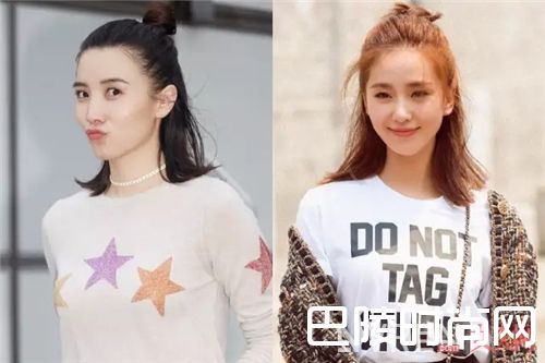 半丸子造型_头发长度好尴尬 这样打理照样让你时髦飞起！