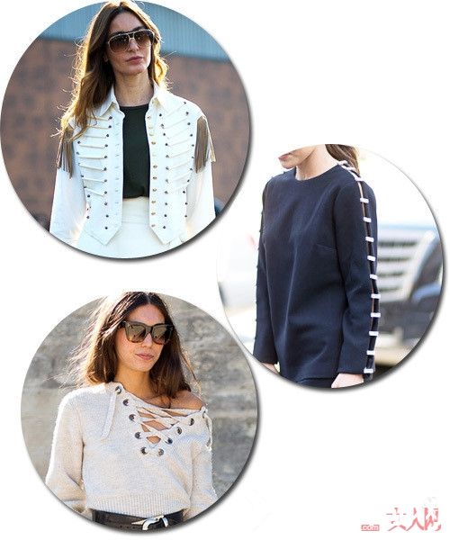 绑带设计怎么穿搭出前卫时髦_2017春夏十大流行元素抢先看 赶时髦一定要趁早！